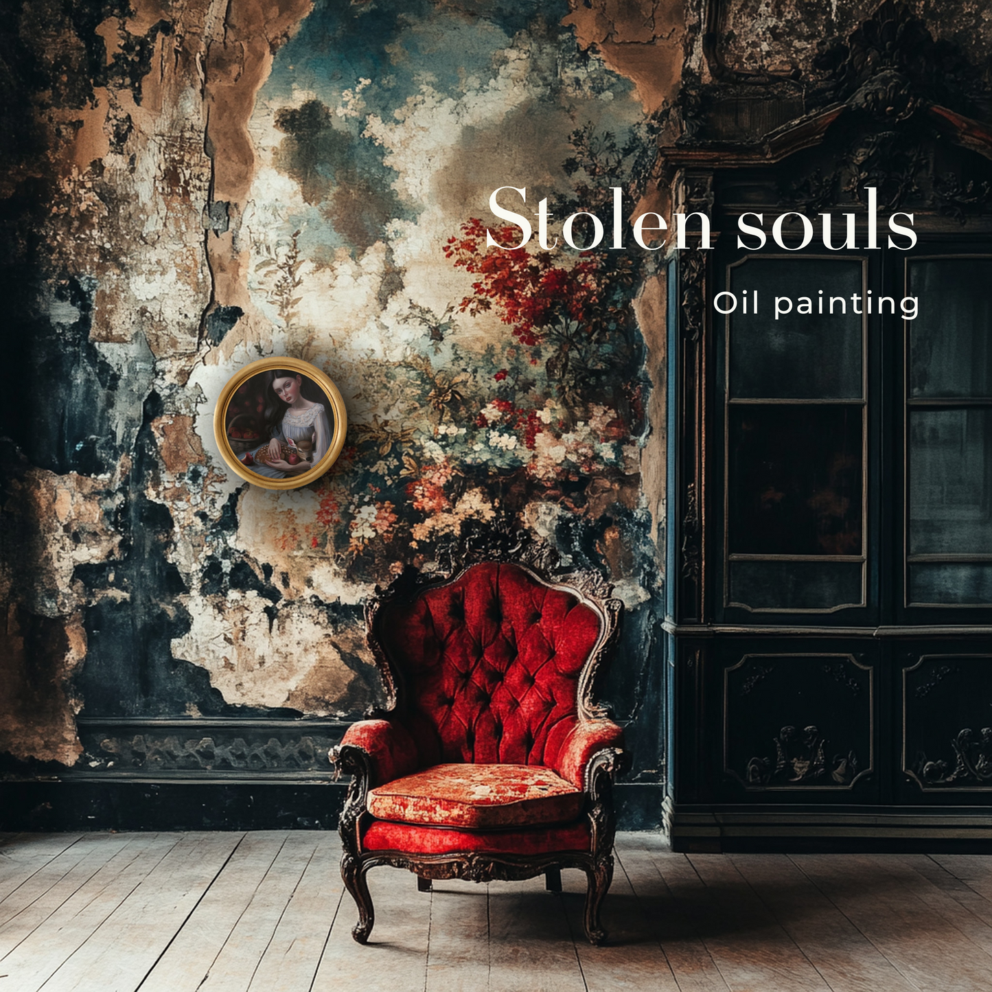 Stolen souls, oil painting