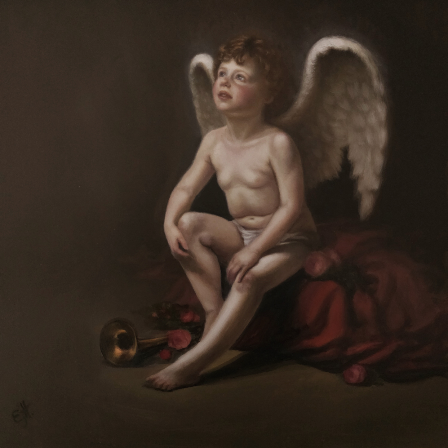 Gabriel, oil painting