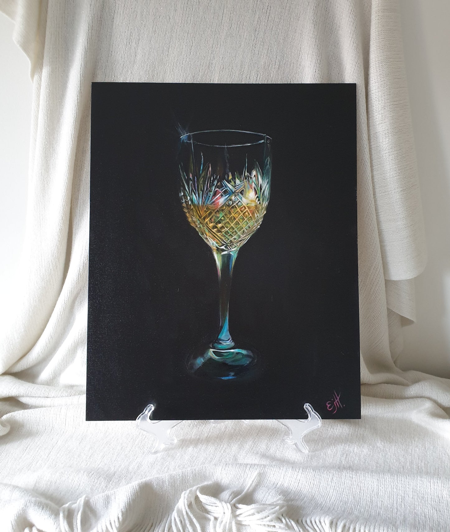 Crystal, oil painting