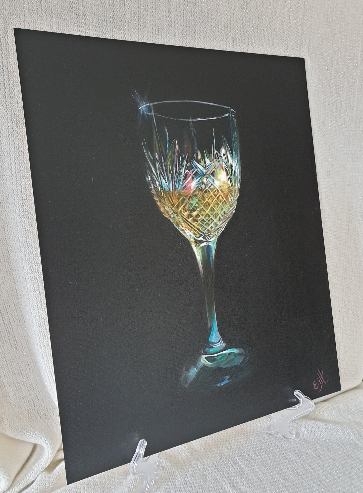 Crystal, oil painting
