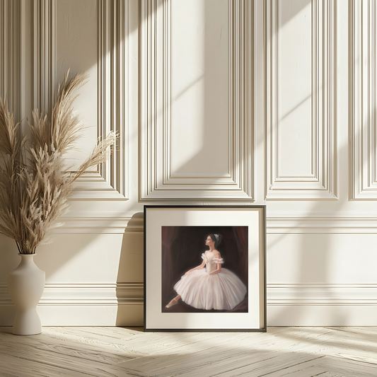 Prima Ballerina, oil painting