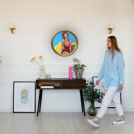 Unframed museum quality print - Saint Rémy 'Ruby'