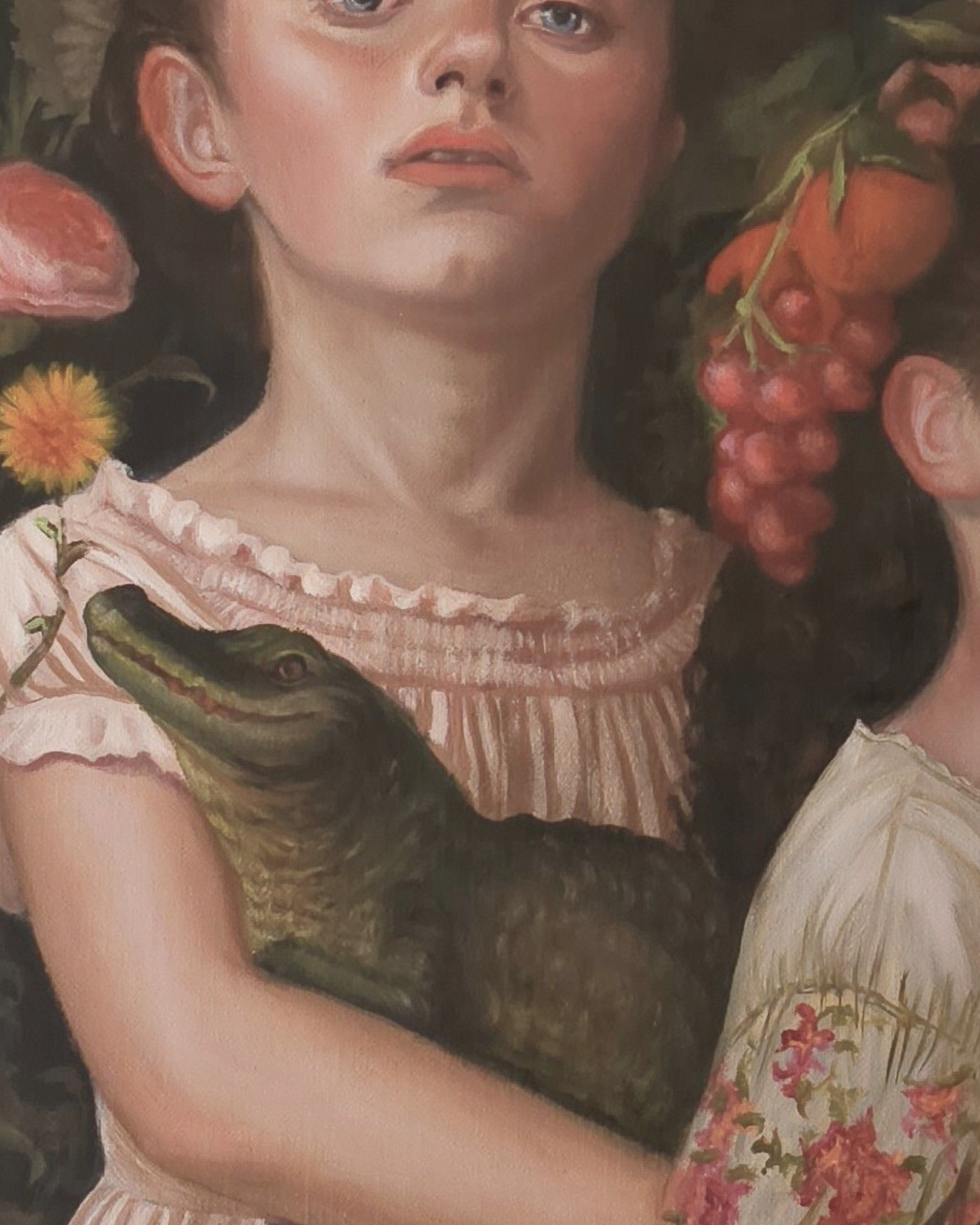 Baby Dragons. Fairy tale fantasy oil painting