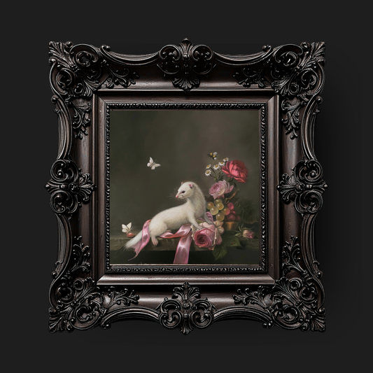 Rosy Posy, oil painting