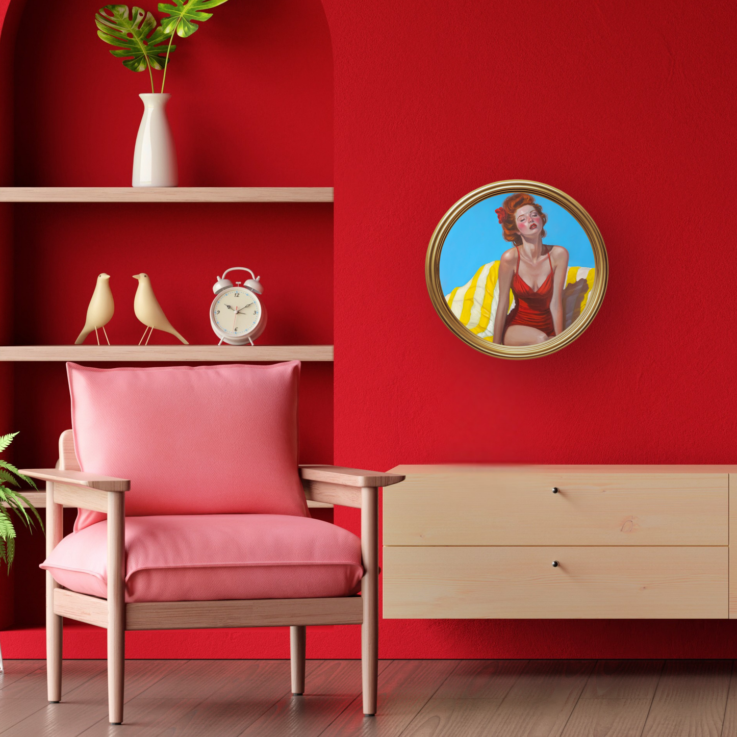 Unframed museum quality print - Saint Rémy 'Ruby'
