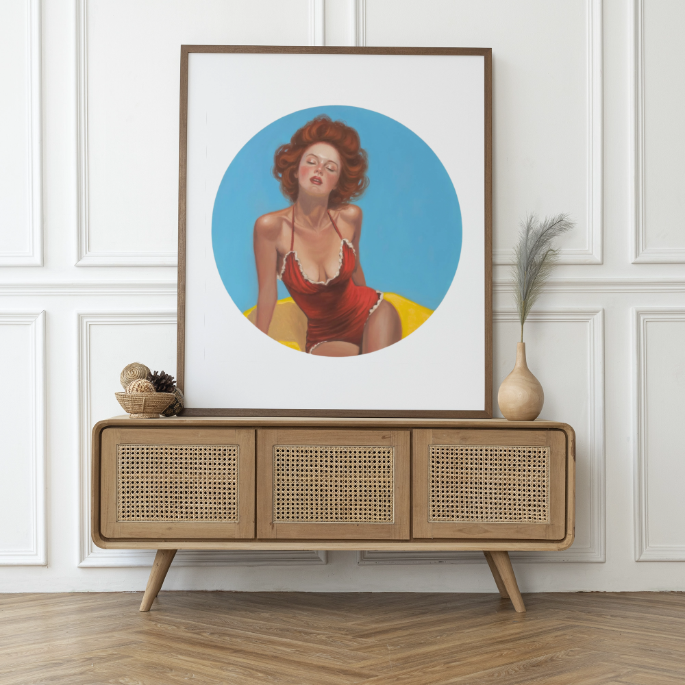 Unframed museum quality print - Saint Tropez 'Ruby'