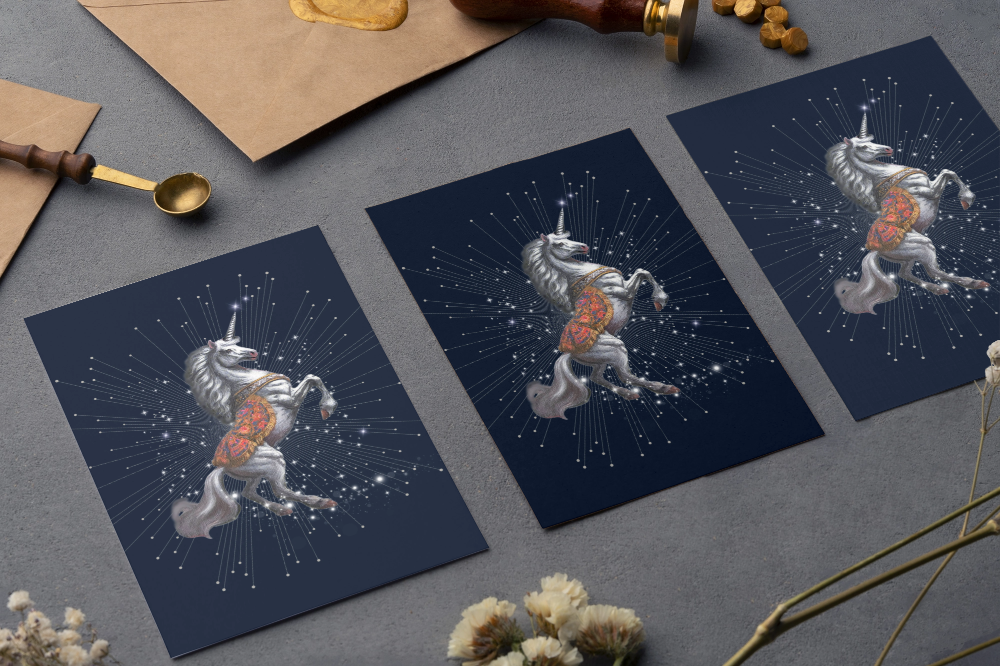 10 blank cards with envelopes. Palace of Beasts: Thessalune