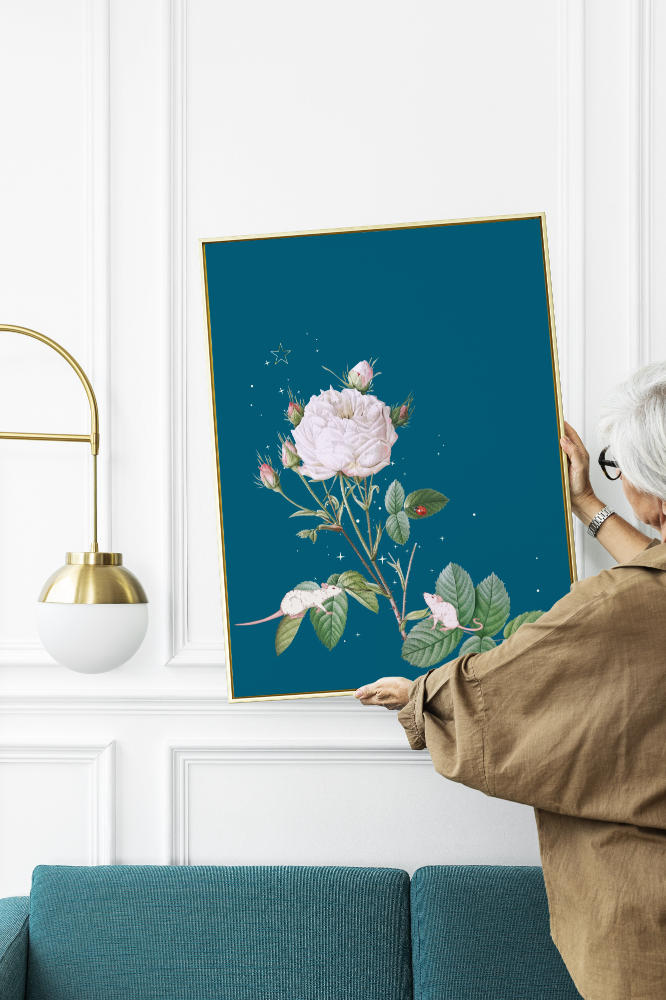 Unframed museum quality print - Midnight Mouse Nightfall