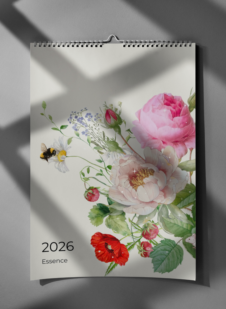 A3 2026 wall calendar - Essence