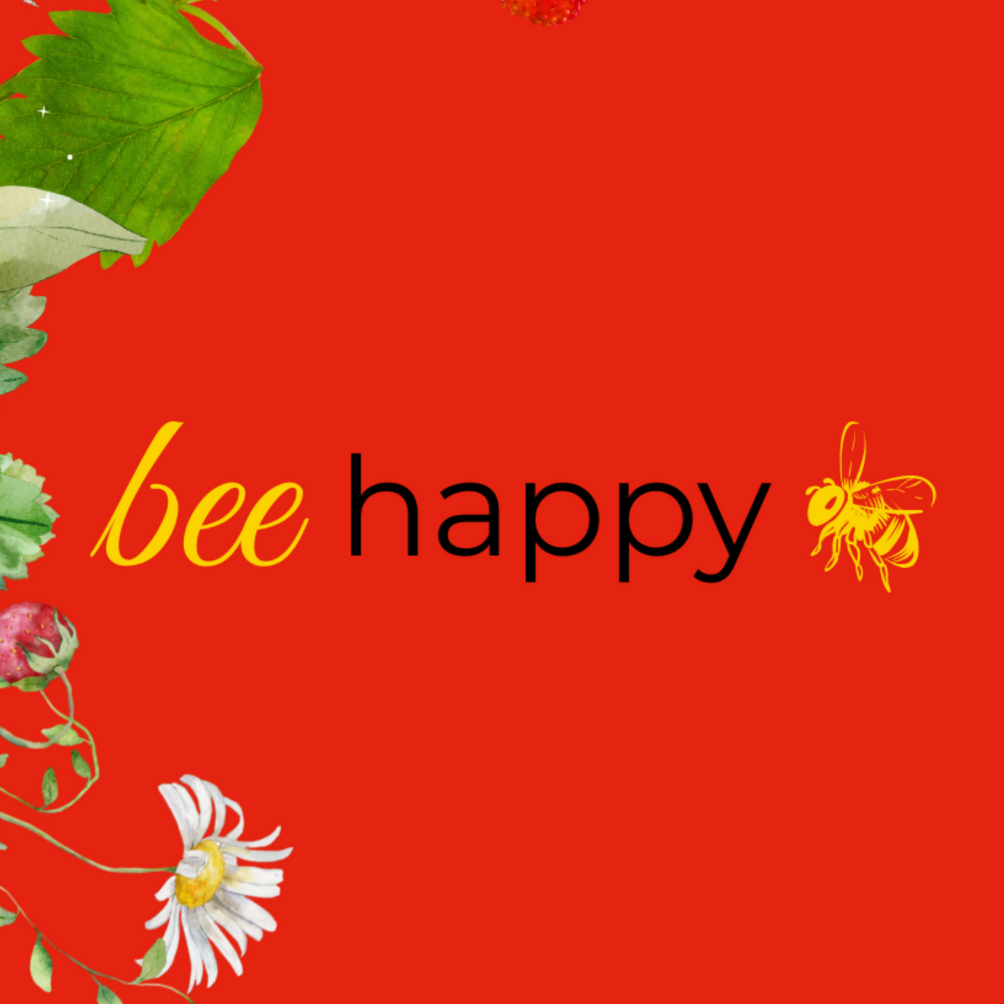 10 blank cards with envelopes - Bee-happy, Poppy