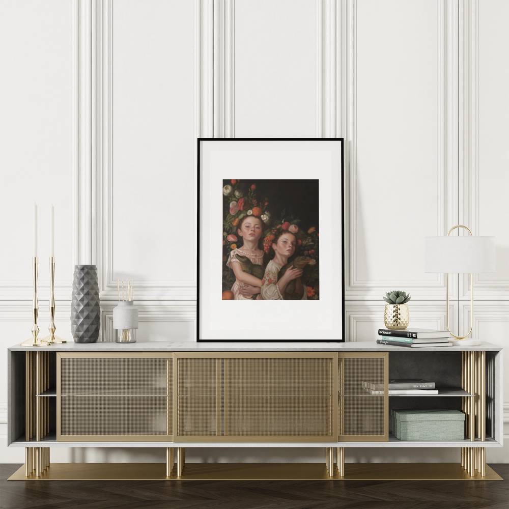 Unframed museum quality print - Baby Dragons
