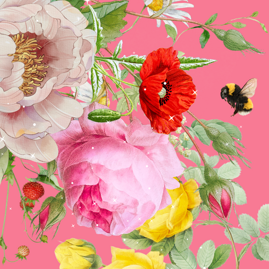 10 blank cards with envelopes - Bubble Gum