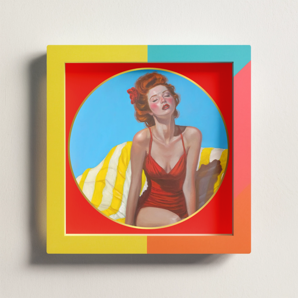 Unframed museum quality print - Saint Rémy 'Ruby'