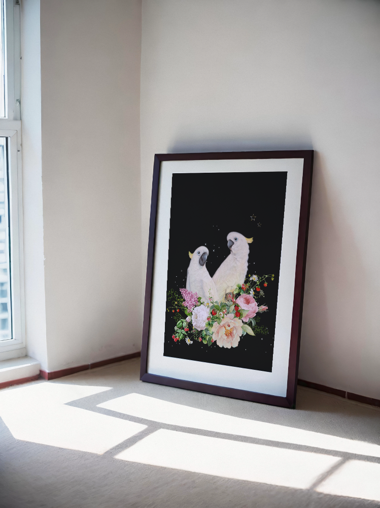 Unframed museum quality print - Peekaboo Midnight
