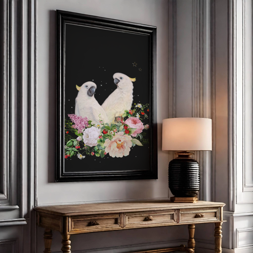 Unframed museum quality print - Peekaboo Midnight