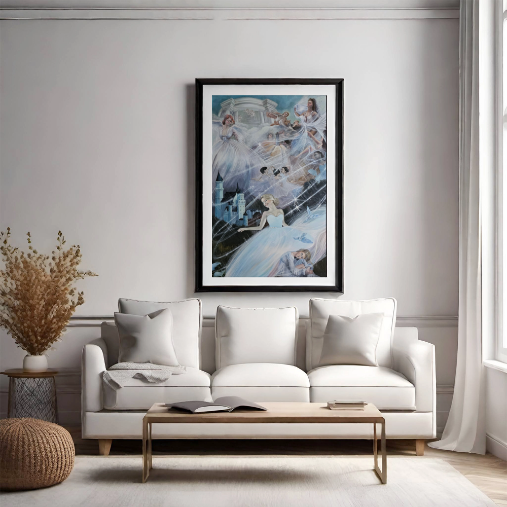 Unframed museum quality print - Cinderella, The Wish