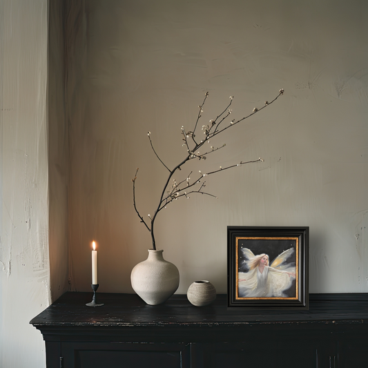 Firefly. Fairy tale fantasy oil painting