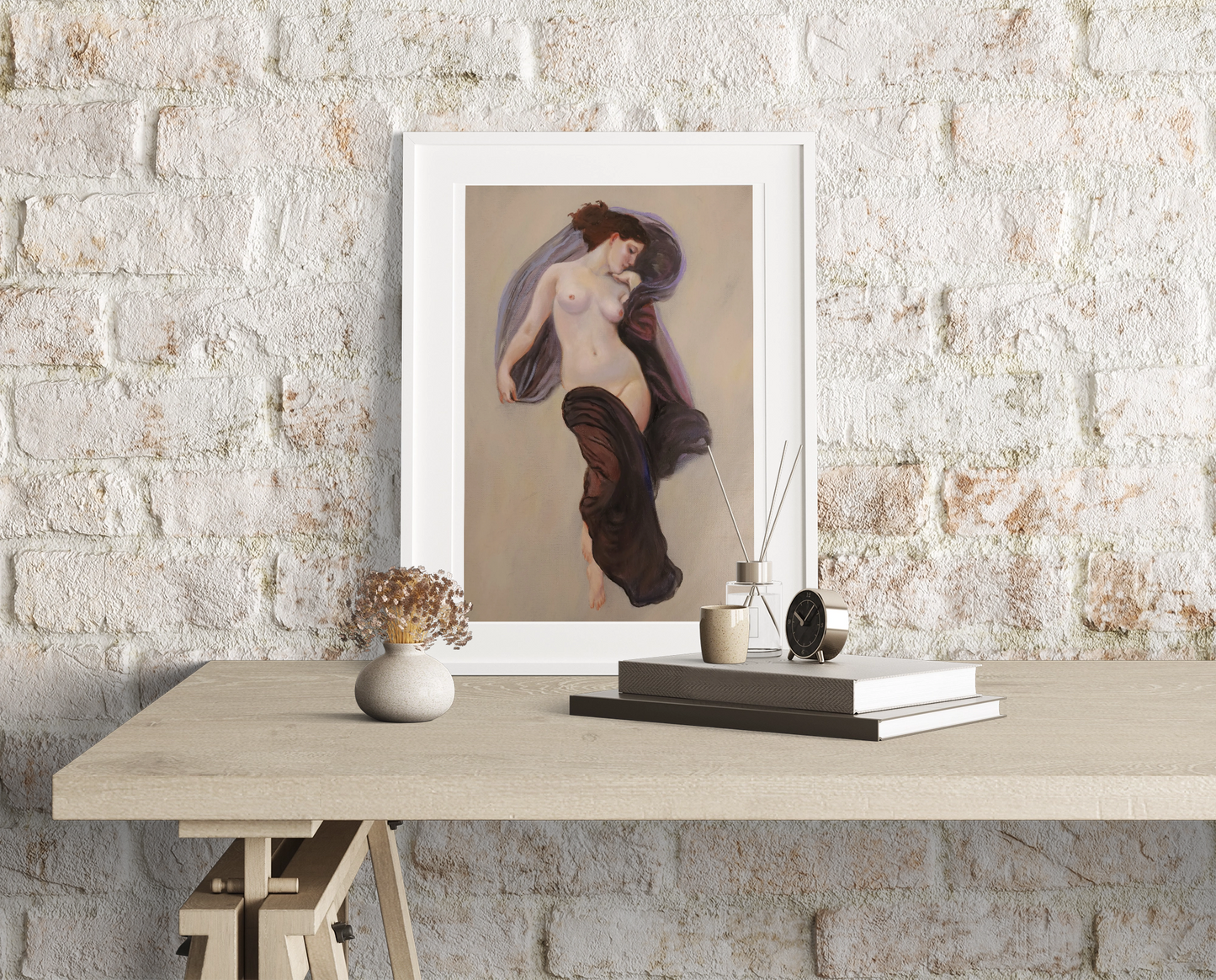 Bouguereau study 'Humeur Nocturne' oil painting