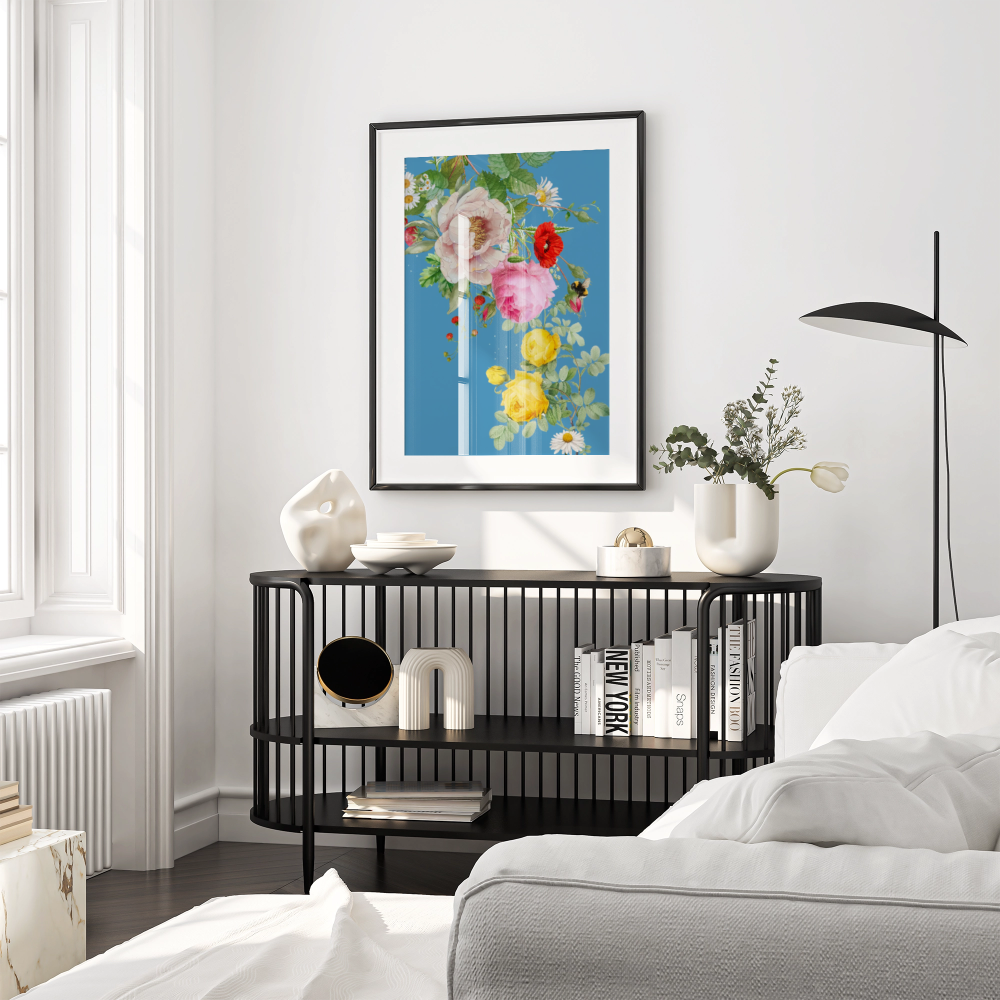 Unframed museum quality print - Bonbon Blueberry Fizz