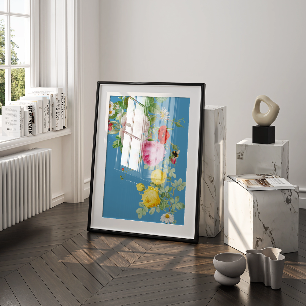 Unframed museum quality print - Bonbon Blueberry Fizz