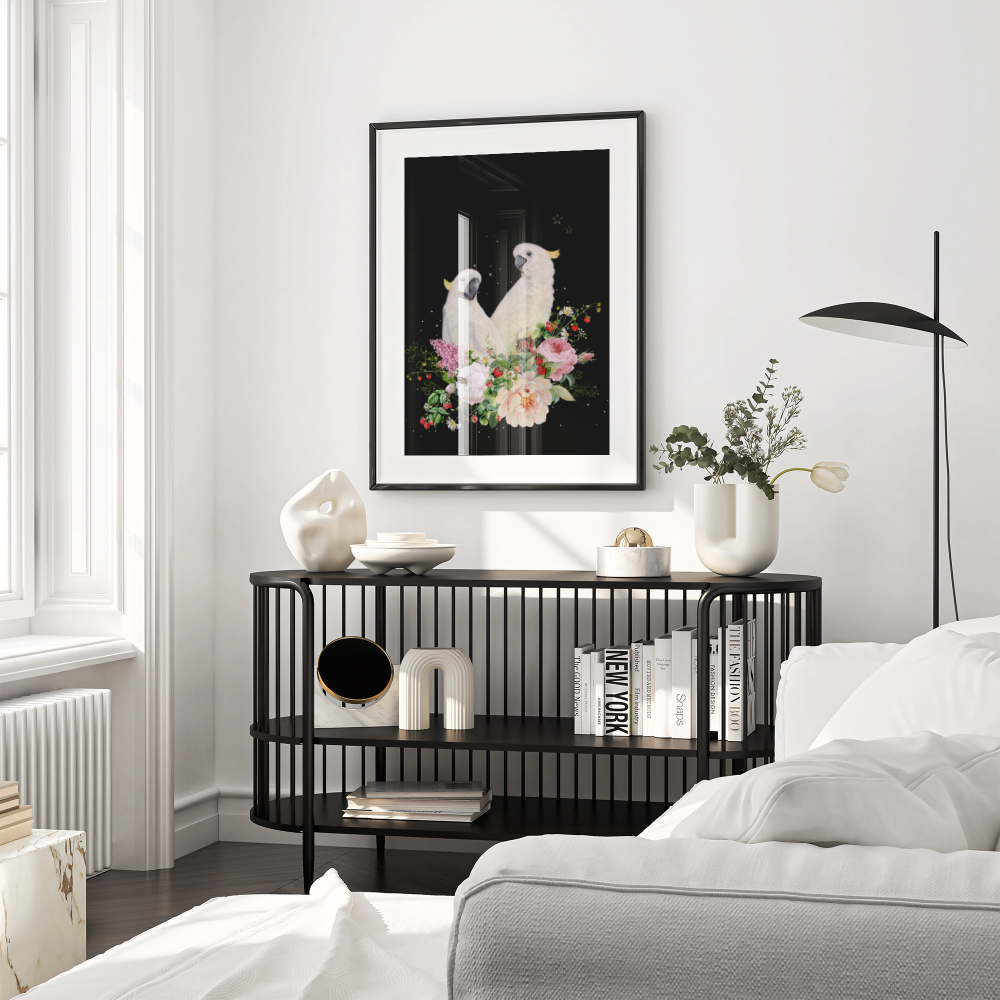 Unframed museum quality print - Peekaboo Midnight
