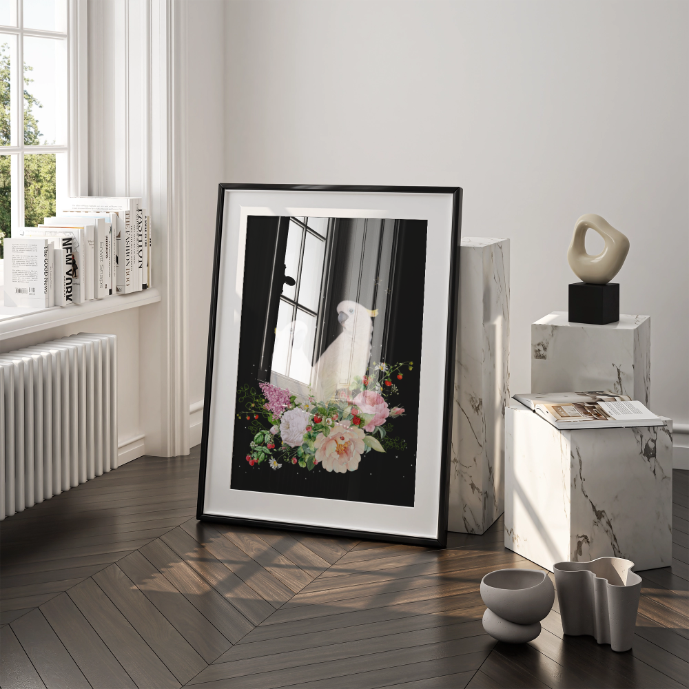 Unframed museum quality print - Peekaboo Midnight