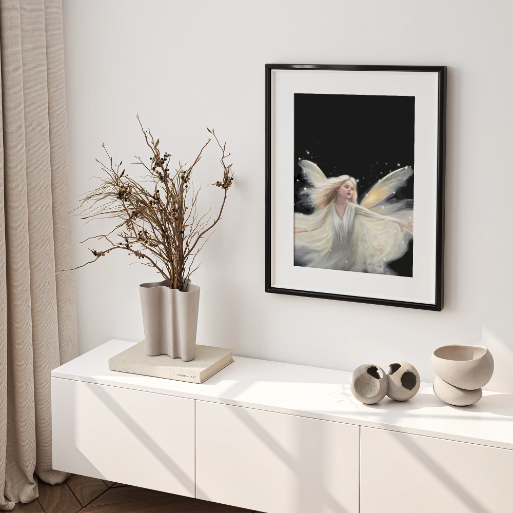 Unframed museum quality print - Firefly
