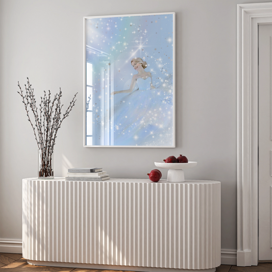 Framed fine art quality print - Cinderella
