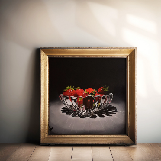 Unframed museum quality print - Dramatic Breakfast