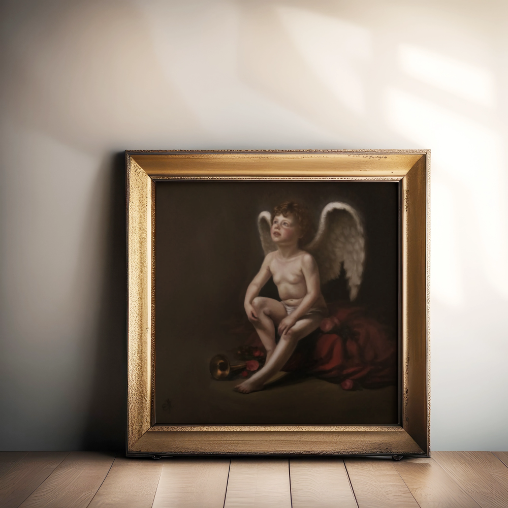 Gabriel, oil painting