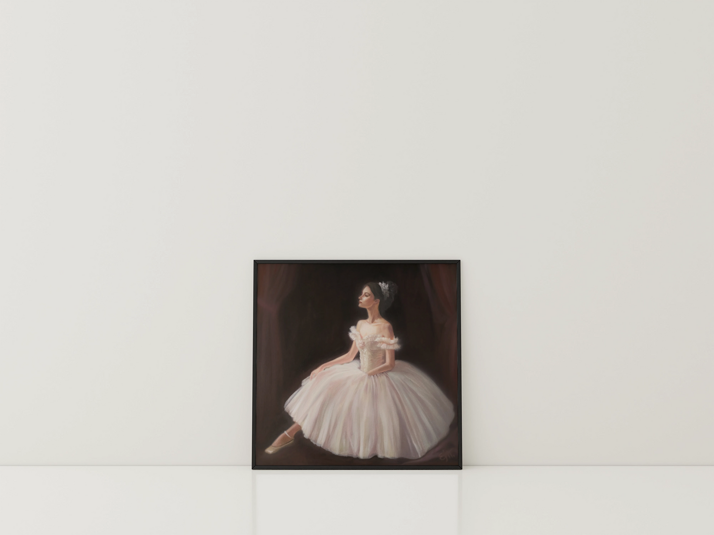 Prima Ballerina, oil painting