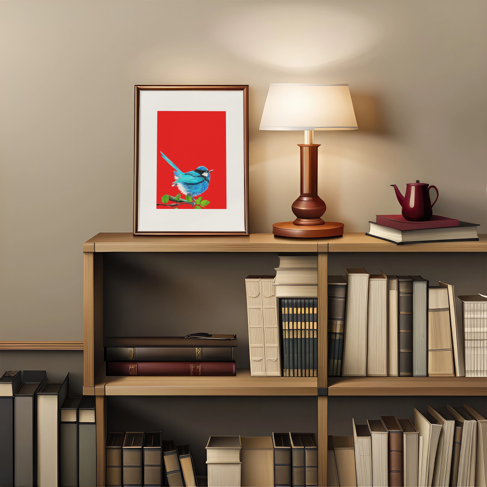 Unframed museum quality print - Fairy Wren