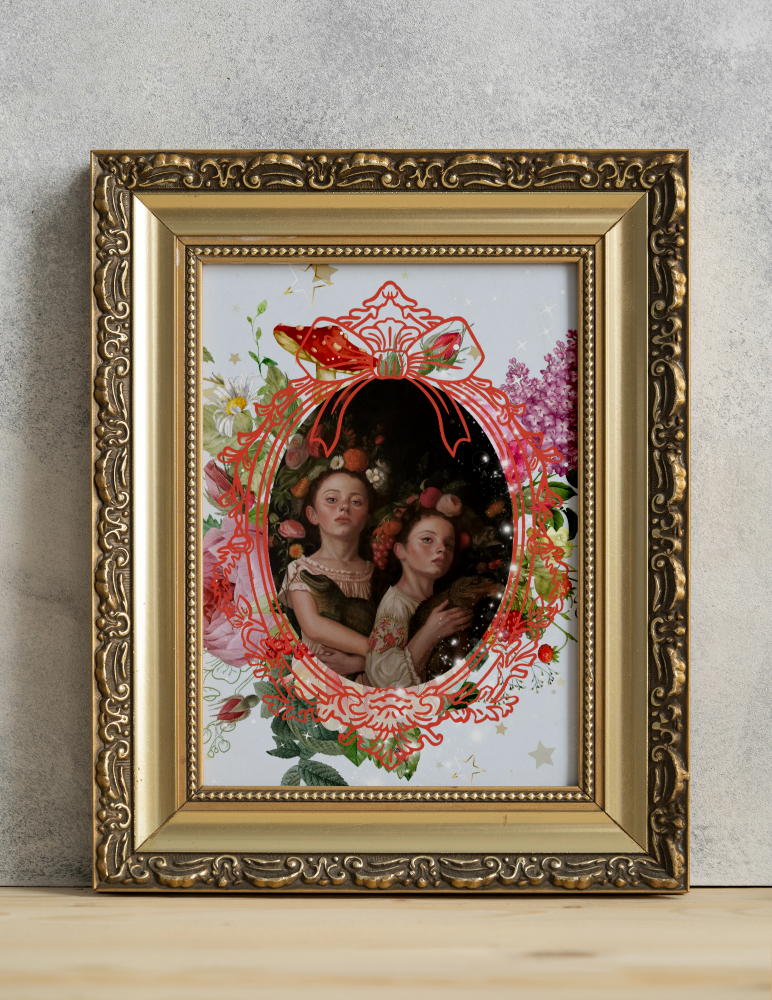 Unframed museum quality print - Sisters