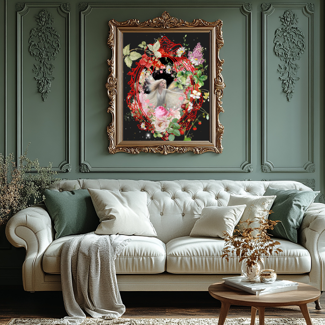 Unframed museum quality print - Garden Fairy