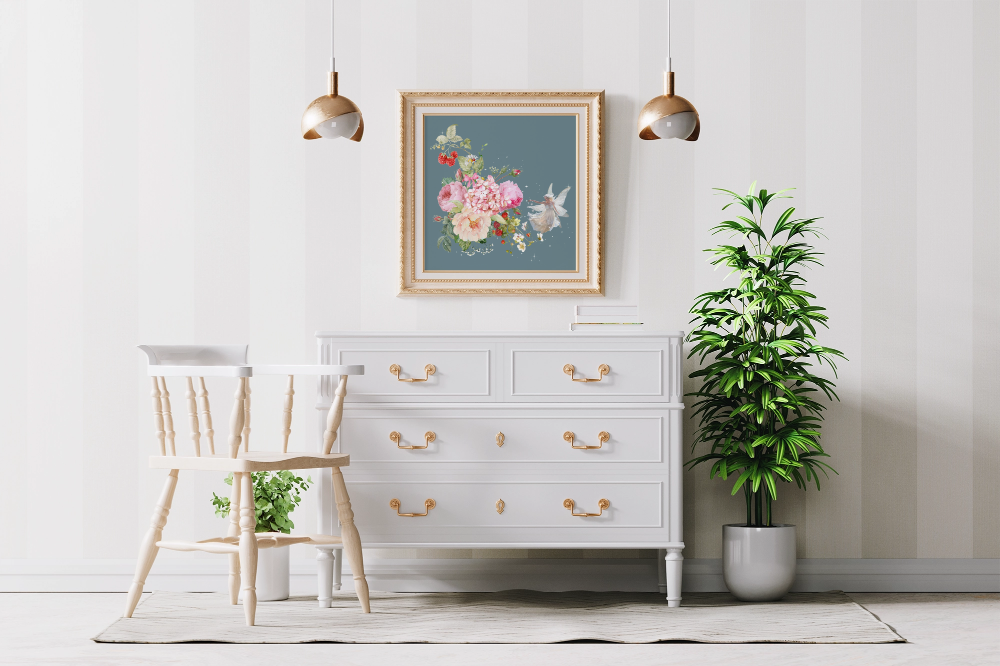 Unframed museum quality print - Les Jardins de Clémence - Mist