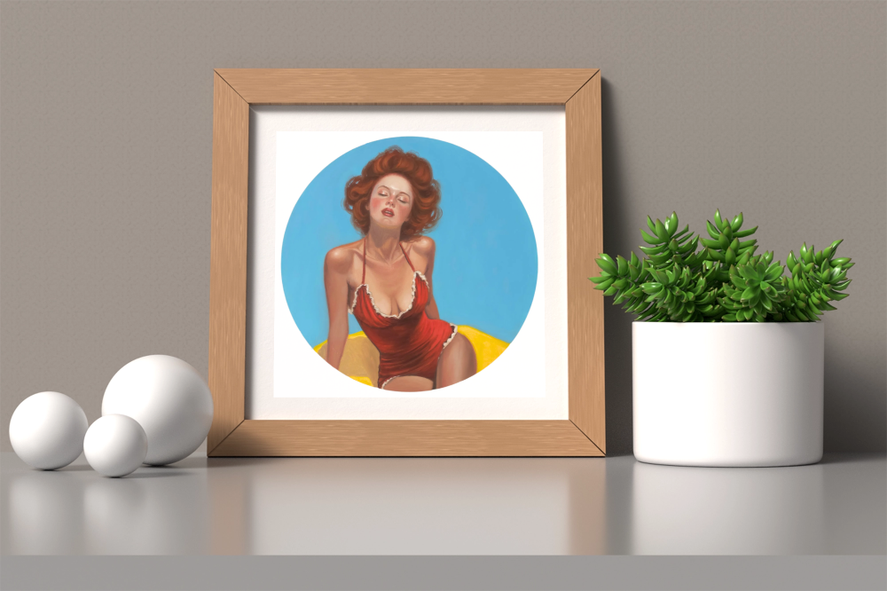 Unframed museum quality print - Saint Tropez 'Ruby'