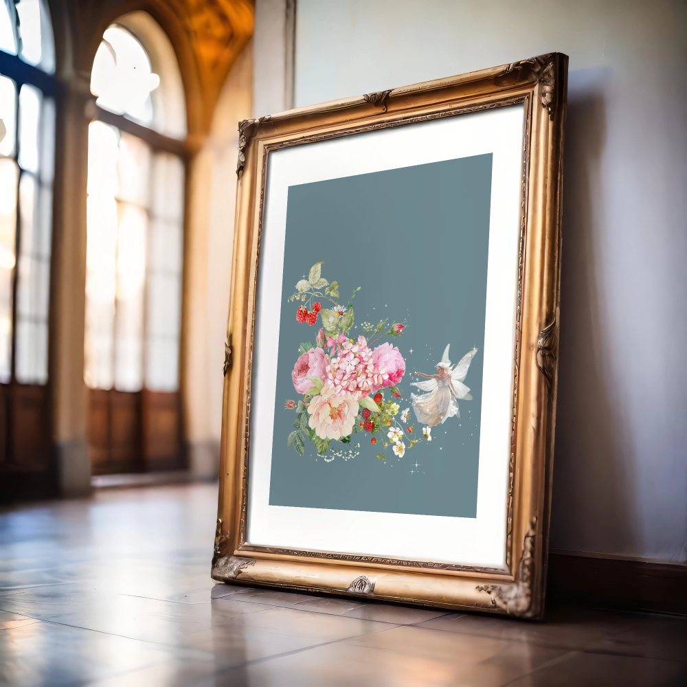 Unframed museum quality print - Les Jardins de Clémence - various colours