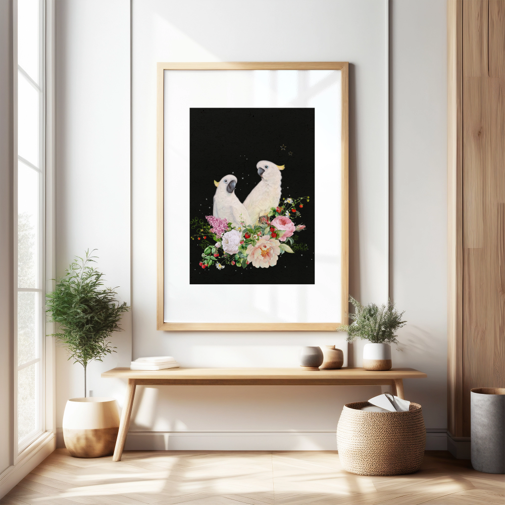 Unframed museum quality print - Peekaboo Midnight