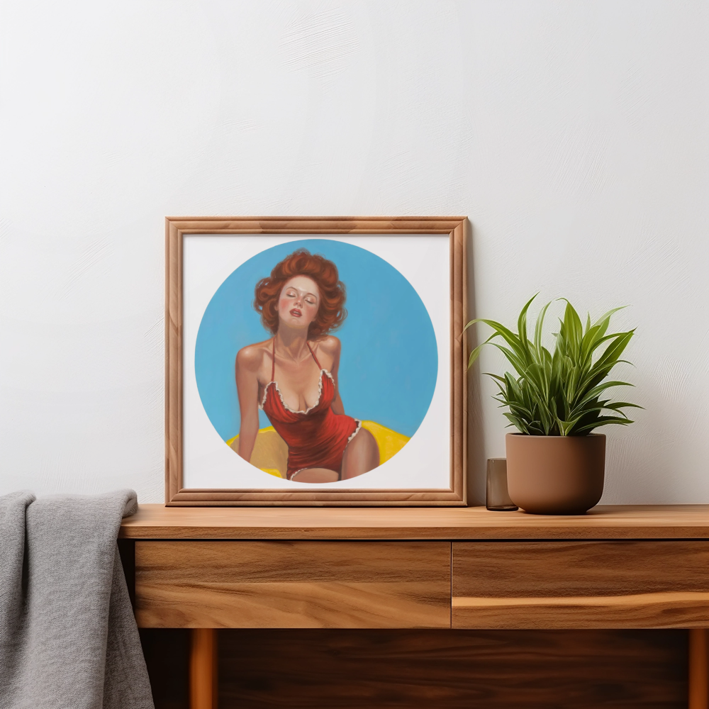 Unframed museum quality print - Saint Tropez 'Ruby'
