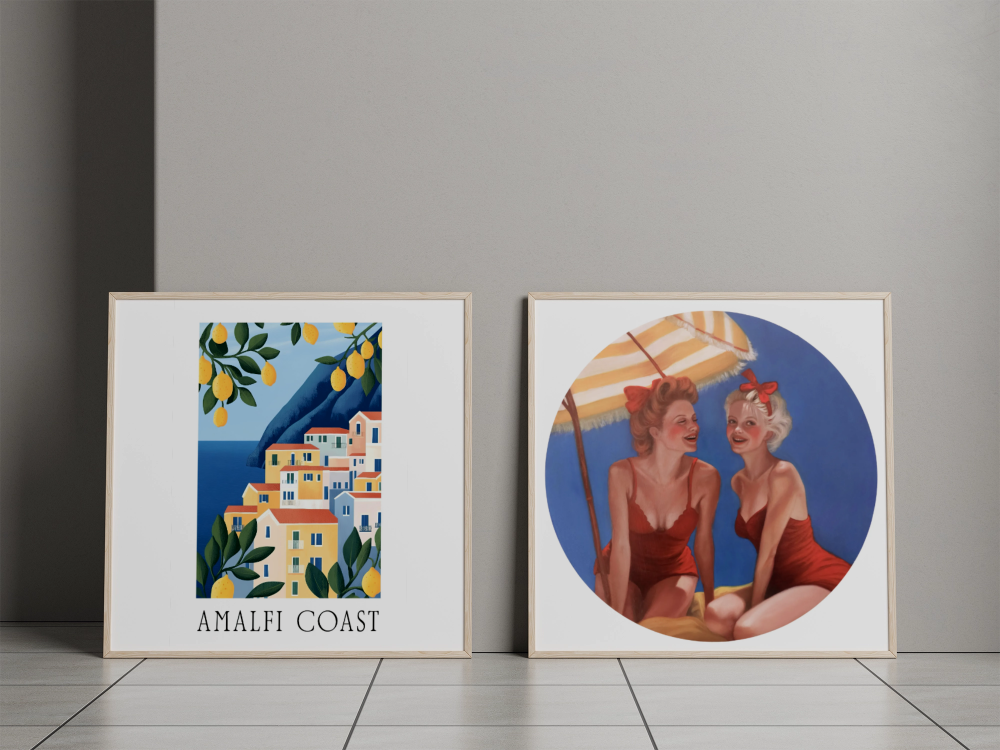 Unframed museum quality print - Amalfi