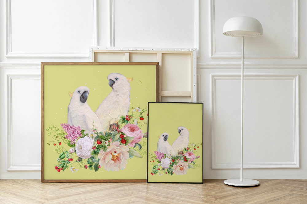 Unframed museum quality print - Peekaboo Butter