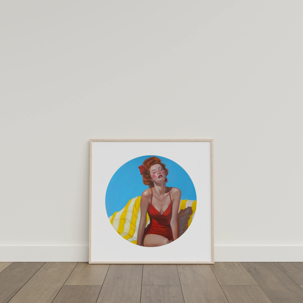 Unframed museum quality print - Saint Rémy 'Ruby'