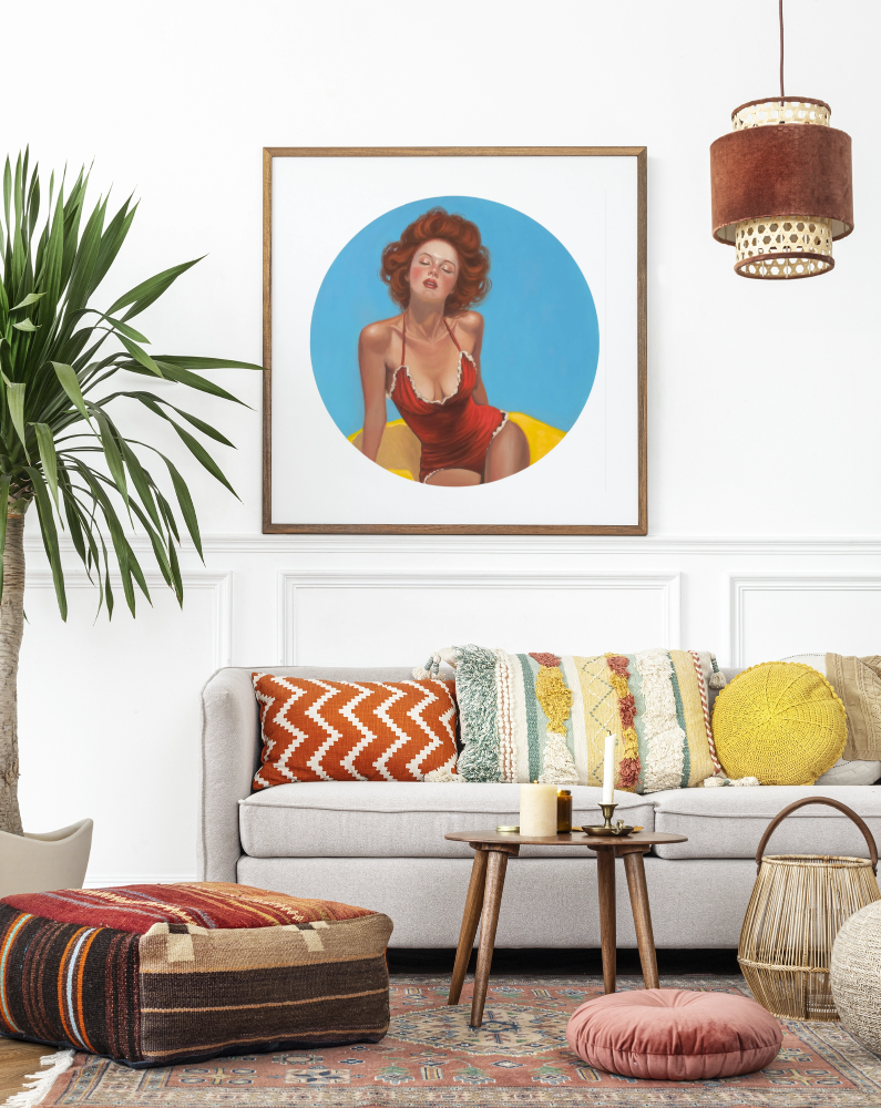 Unframed museum quality print - Saint Tropez 'Ruby'