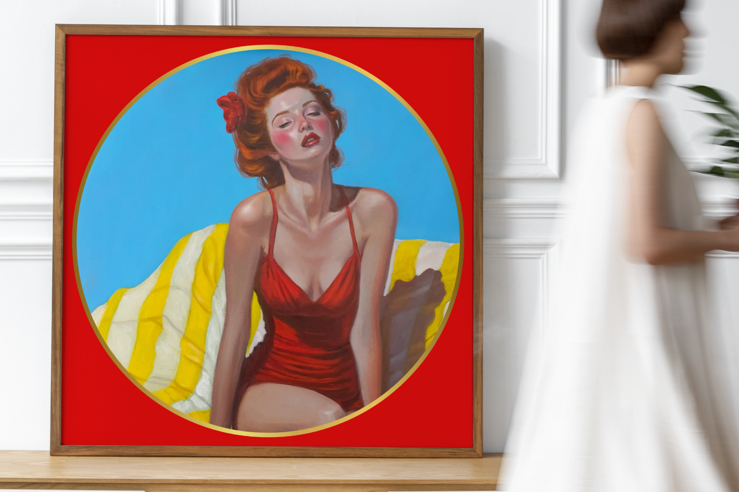 Unframed museum quality print - Saint Rémy 'Ruby'