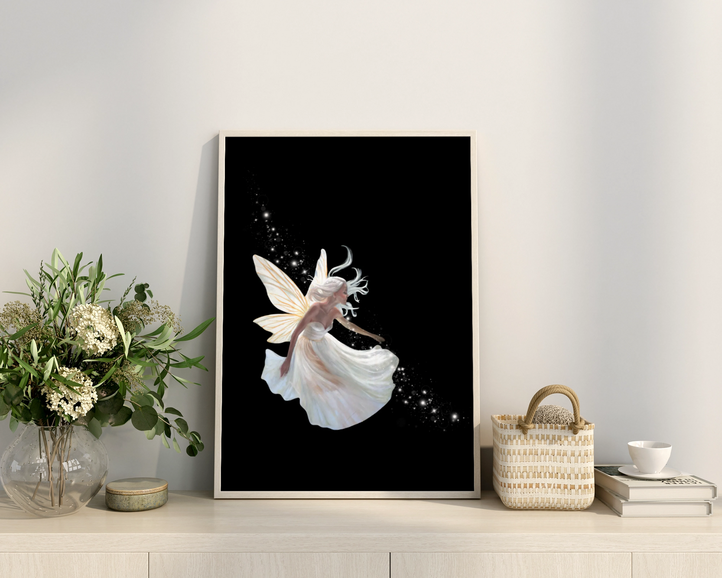 Wooden framed print - Calla