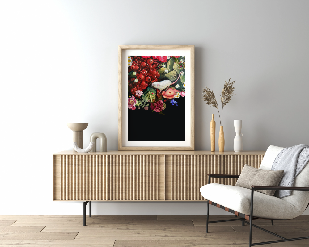 Unframed museum quality print - Daisy