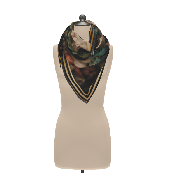 Silk sensation scarf - Dragon Bond