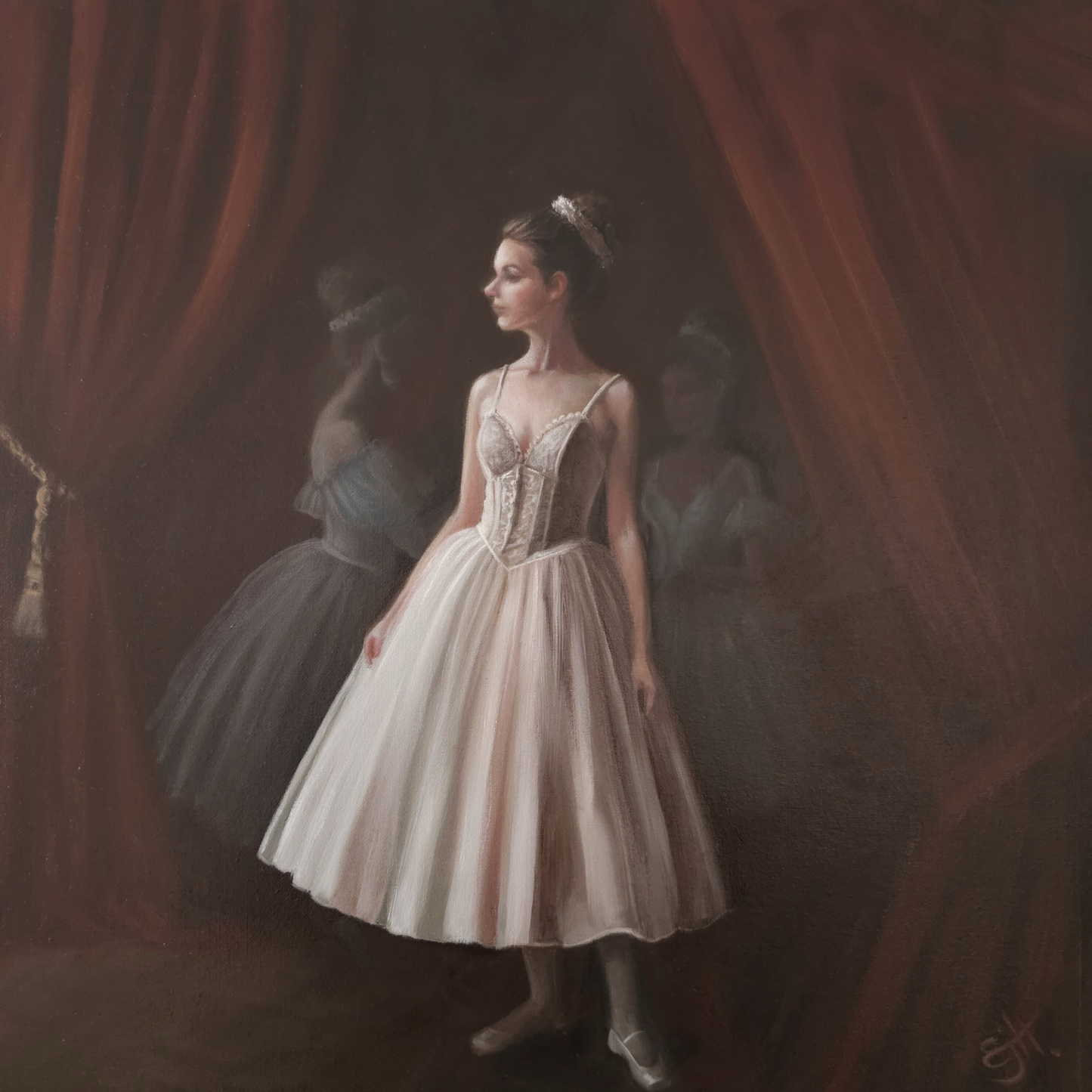 The Understudy, oil painting