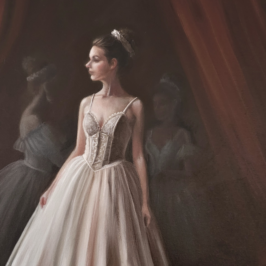 The Understudy, oil painting