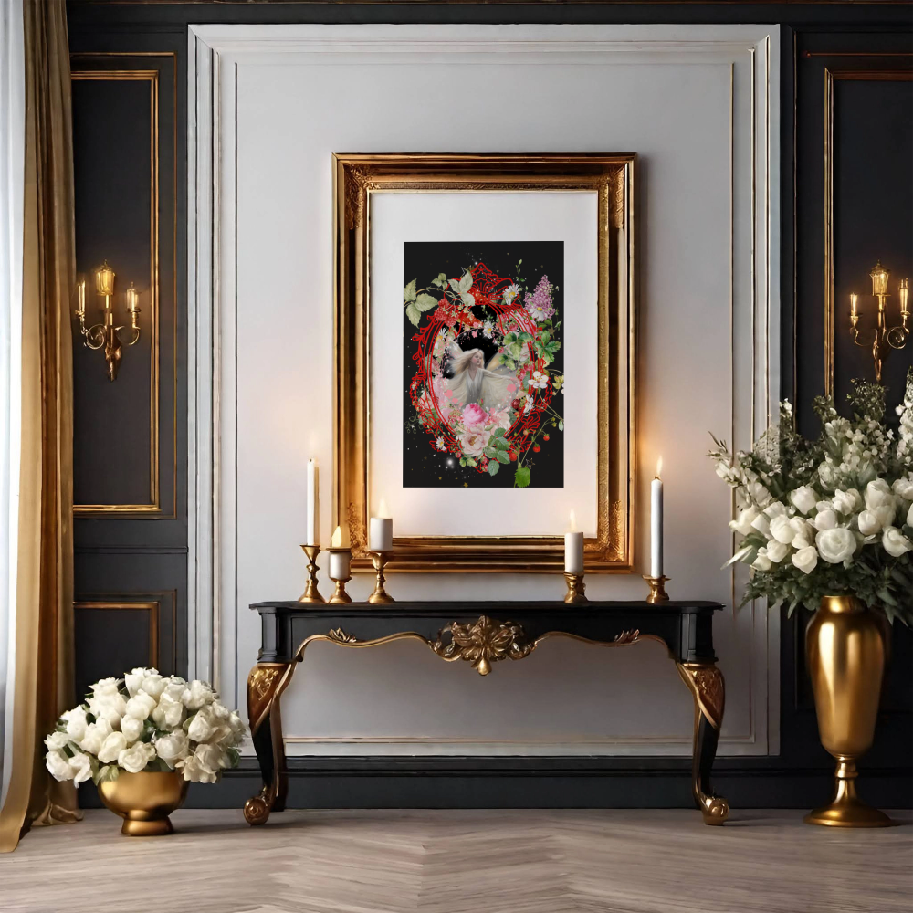 Unframed museum quality print - Garden Fairy